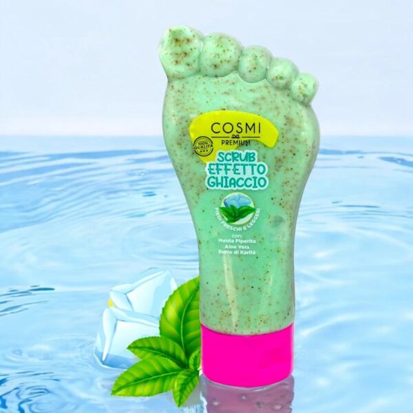 EXFOLIANTE PARA PIES EFECTO HIELO CON  MENTA – COSMI PREMIUM