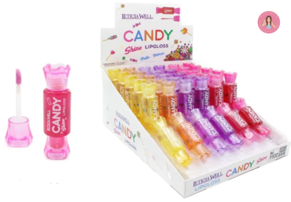 LIP GLOSS CANDY SABORES LETICIA WELL